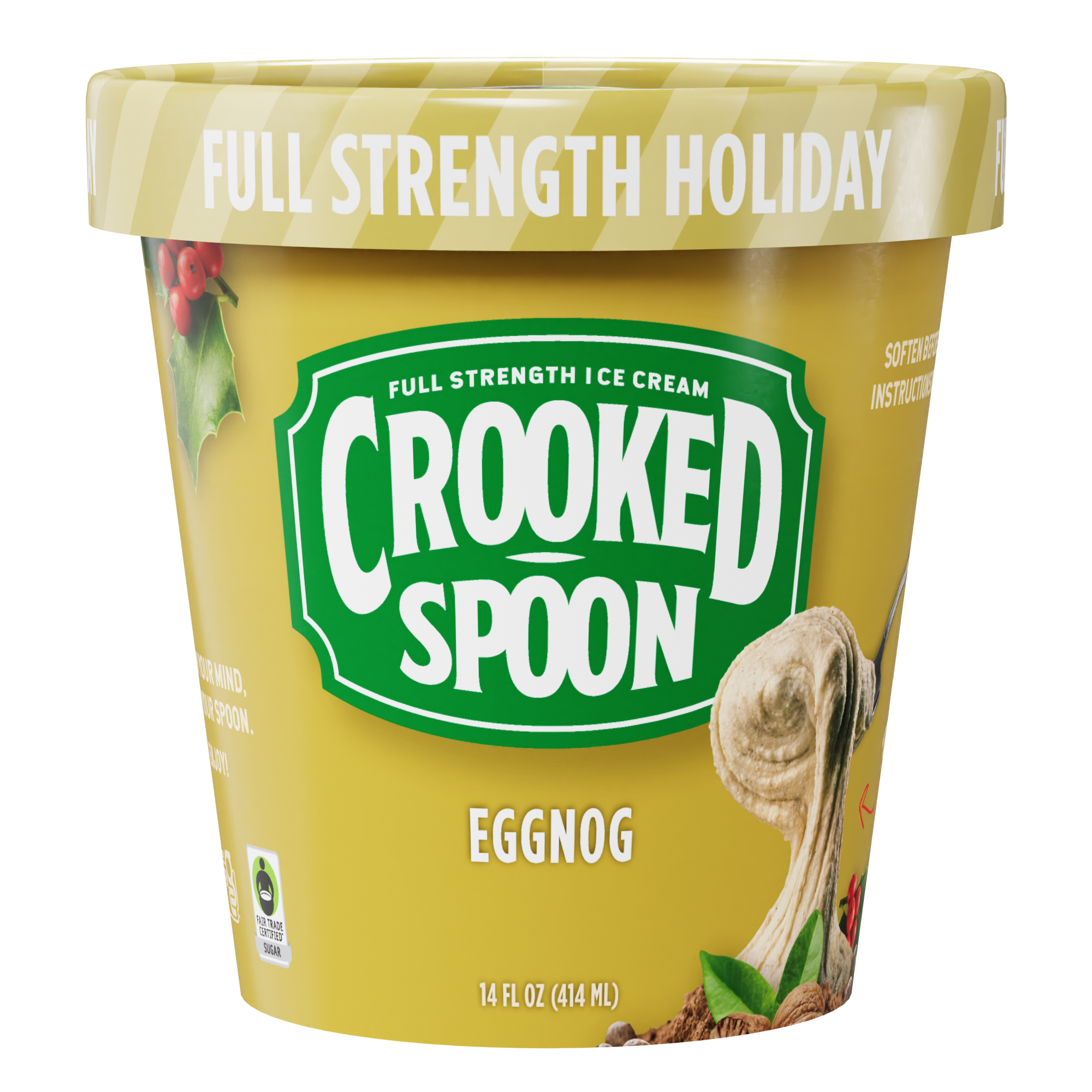Crooked Spoon Eggnog ice cream